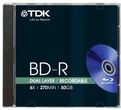 TDK BluRay BD-R [ jewel case 5 | 50GB | 6x ] (t78059)