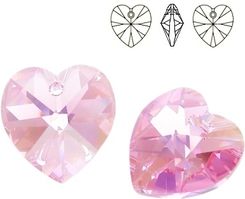 Heart 14 mm Light Rose AB