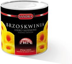 Sandra Brzoskwinia lekko słodzone połówki 
