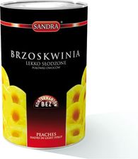 Sandra Brzoskwinia lekko słodzone połówki 