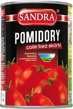 Sandra Pomidory całe bez skórki w soku 425ml 