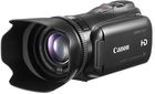 Ta kompaktowa kamera LegriaHF G10 marki Canon pozwoli na profesjonalną jakość w high definition.Posiada doskonały obiektyw szerokokątny Canon HD i 10-krotny zoom optycznyKamera Legria HFG10 posiada 2,37-megapikselową matrycę HD CMOS Pro, co pozwoli na wyraźne rezultatynawet w słabym świetle.Ta kamera posiada optyczny stabilizator obrazu.Kamera Legria HF-G10 posiada 3.5-calowy ekran dotykowy LCD ipozwoli na rejestrowanie w formacie AVCHD Full HD w pamięci o pojemności 32 GBlub na karcie SDXC, SD albo SDHC. Ten praktyczny model posiada 2 sloty na kartępamięci.Kamera Canon Legria HFG10 z filtrami Cinema pozwoliteż na wykonywanie wideoklipów, posiada też wewnętrzny mikrofon zoom, którypozwoli na redukcję szumów.
