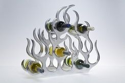Kare Design Stojak Na Wino Flame 10 30035