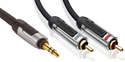 Profigold Sound Jack to Phono - 1.0m