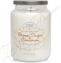 Yankee Candle Brązowy cukier z cynamonem (Duży slój) 1221661E