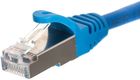 NetRack Patchcord RJ45 osłonka zalewana kat.5e FTP 1m niebieski (BZPAT1FB)