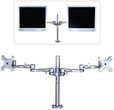 Lindy Dual LCD Desktop Arm, Desk Mounted (40719)