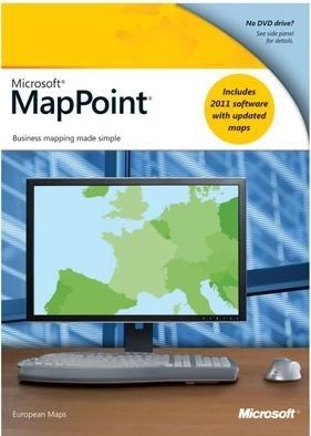 Microsoft MapPoint 2011 Europe, x32, WIN, 1u, DVD, ENG (B21-01404) - 0