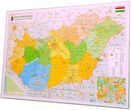 Mapa Węgier na korku do wpinania Mapa Węgier na korku do wpinania