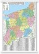 Mapa ścienna Województwa Zachodniopomorskiego magnetyczna 1:250 tys. 100x120 cm Mapa ścienna Województwa Zachodniopomorskiego magnetyczna 1:250 tys. 100x120 cm