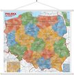 Mapa ścienna Polski administracyjna 1:600 tys. 120x110 cm Mapa ścienna Polski administracyjna 1:600 tys. 120x110 cm