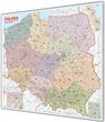 Mapa ścienne Polski kodowa na korku do wpinania 1:600 tys. 120x110 cm Mapa ścienne Polski kodowa na korku do wpinania 1:600 tys. 120x110 cm