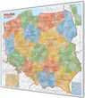 Mapa ścienna Polski administracyjna na korku do wpinania 1:500 tys. 144x134 cm Mapa ścienna Polski administracyjna na korku do wpinania 1:500 tys. 144x134 cm