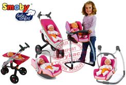Smoby Bebe Confort Wózek Spacerówka Fotelik 