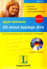 Język niemiecki 20 minut każdego dnia poziom podstawowy i średnio zaawansowany + CD