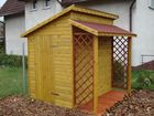 Domek narzędziowy Tom-Drew 240 x 240 cm z drewutnią Domek narzędziowy Tom-Drew 240 x 240 cm z drewutnią