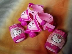 Darpeje Wrotki + Ochraniacze Hello Kitty 