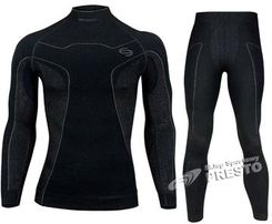 Brubeck Bielizna termoaktywna męska komplet Soft Merino LS10530 LE10330