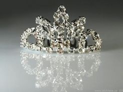 Grzebień sztrasowy - diadem 23x24cm (4 szt.)