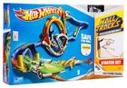Mattel Zestaw Torów 3w1 Ścianowce W2109, W2104 Hot Wheels X6504 + tor R6508