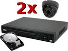 Zestaw Do Monitoringu Przez Internet:2 Kamery + Rejestrator