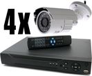 Zestaw Monitoring: 4 Kamery + Rejestrator