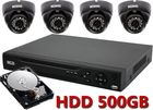 Zestaw Do Monitoringu: 4 Kamery + Rejestrator Bcs