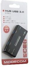 MODECOM Hub 4-portowy USB 3.0 (HUB-4PORTS-USB3-BLA)