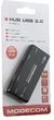MODECOM Hub 4-portowy USB 3.0 (HUB-4PORTS-USB3-BLA)