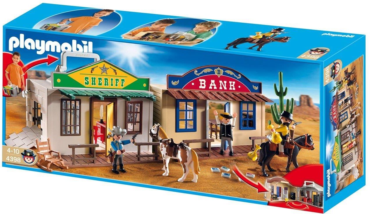 playmobil sheriff huis klocki playmobil western szeryf i bank przenośne 4398 playmobil sheriff huis klocki playmobil western szeryf i bank przenośne 4398