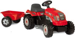 Smoby Traktor Gm Z Przyczepą Czerwony (33335)