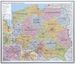  2x3 Tablica Mapa Magnetyczna Polska Administracyjno-Drogowa 102x120Cm Magnetyczna ( TMPA2M )