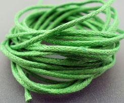 Sznurek woskowany 1mm zielony