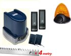 FAAC Zestaw automatyki do bram przesuwnych o wadze 400 kg FAAC MILORD SPRINT LC BLACK MEDIUM