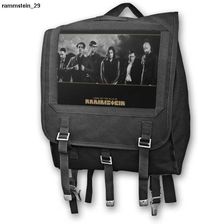 Plecak  kostka czarny Rammstein 29