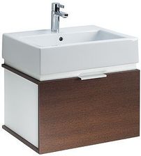 Koło Twins szafka wisząca z umywalką misa prostokatna 60cm wenge L59012