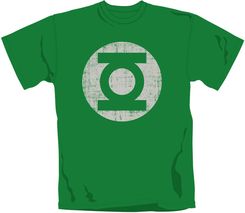 Green Lantern T-Shirt Distress Logo