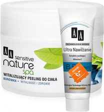 AA Oceanic Sensitive Nature SPA peeling witalizujący do ciała Borówka 200 ml