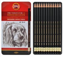Zestaw ołówków grafitowych Koh-i-noor TOISON 