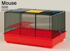 Klatka dla myszy Inter-zoo Mouse Czarna G026