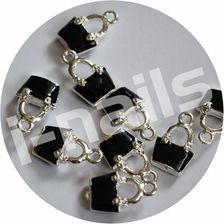 Zawieszka charm (charms19) metalowa z emalią 