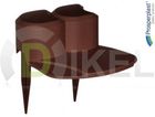 Prosperplast Palisada Ogrodowa Ihap Brązowa ( Pp-14002B ) Prosperplast Palisada Ogrodowa Ihap Brązowa ( Pp-14002B )