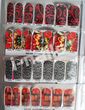 Feng Shang Mei Nowość! Naklejki typu MINX Designer Nailwraps NO.012 14 sztuk + pilniczek (panterka)