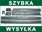 Audi A6 94-97 listwy boczne ŚRODKOWE kpl 8 szt z zapinkami