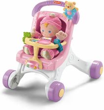 Fisher Price Wózek Pchacz Dla Lalki 3W1