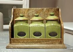 Wobeline Zestaw Słoi Cucina Verde