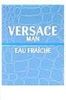 Versace Man Eau Fraiche nawilżane chusteczki zapachowe Versace Man Eau Fraiche