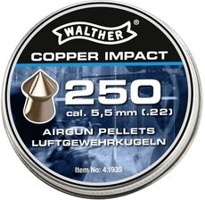 Śrut.5,5. WALTHER COPPER IMPACT SzPIC. 5x250szt.