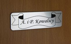 Tabliczka na drzwi domu, mieszkania, biura 1 