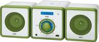 AEG MC 4455 - Radioodtwarzacz CD, zielono-bia+éy (400439)